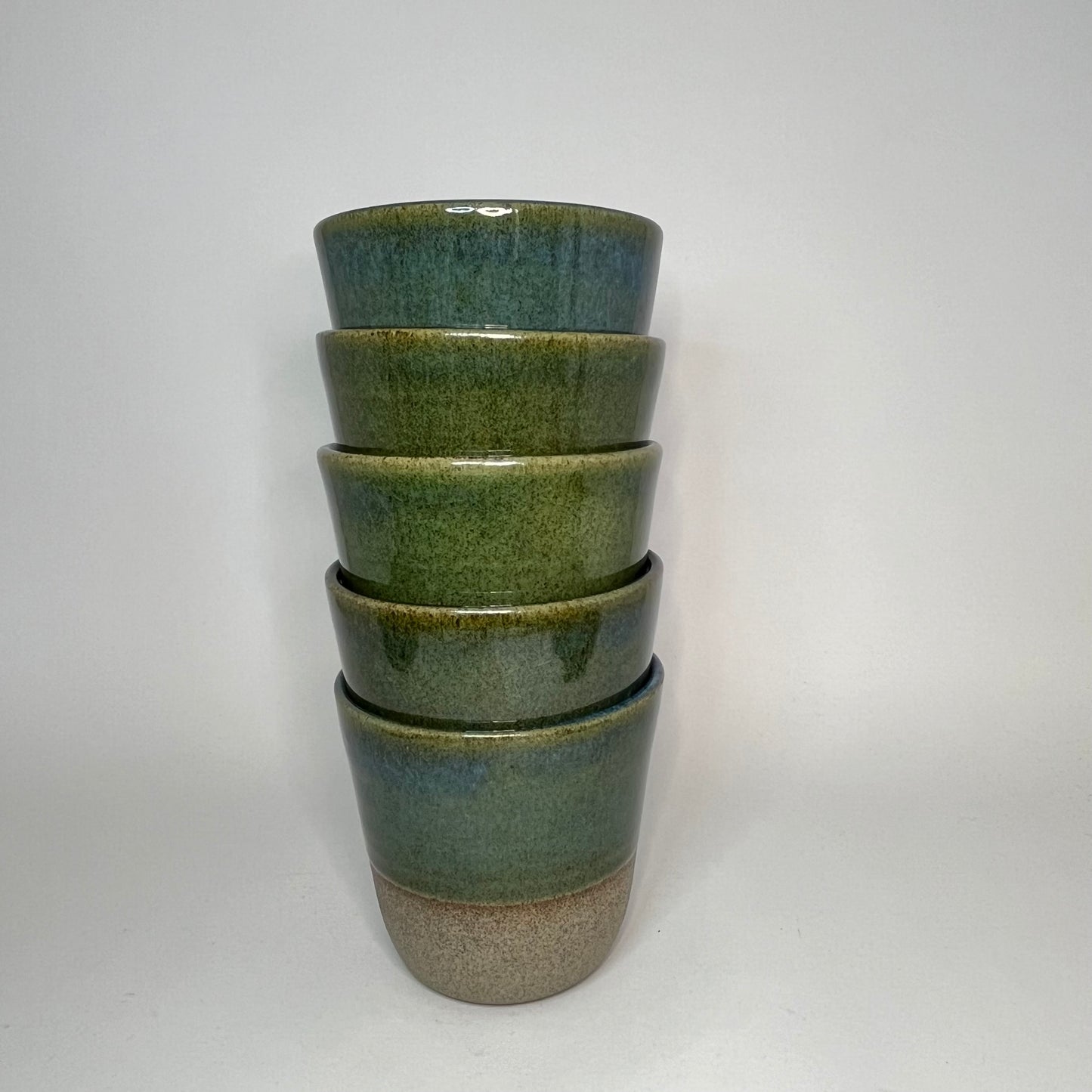Koffiekopje zonder oor, turquoise