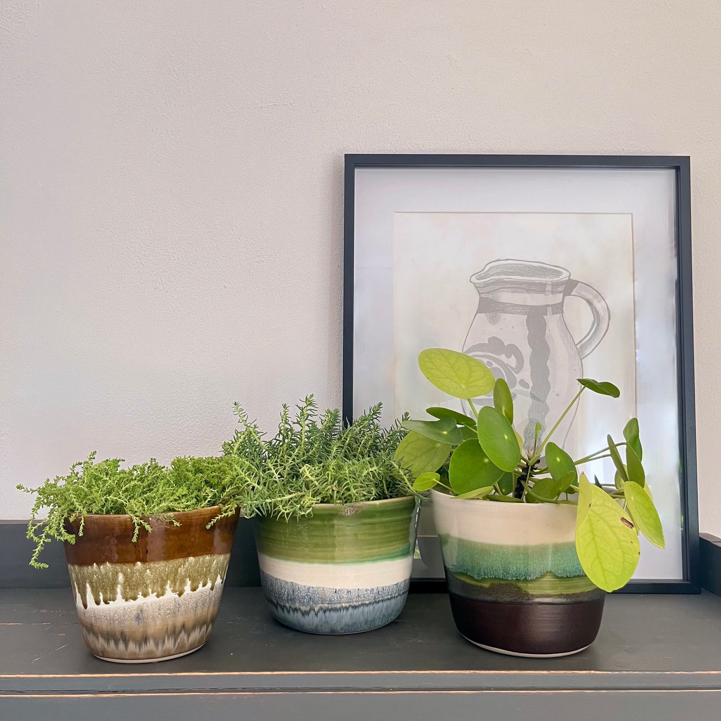 Bloempot 3 kleuren, Ø 19 x 14