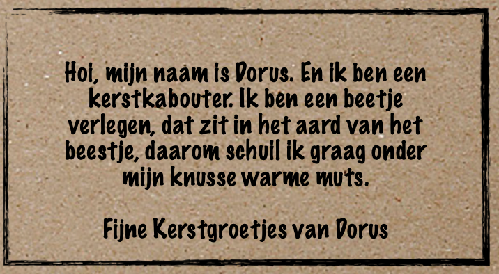Dorus de kerstkabouter