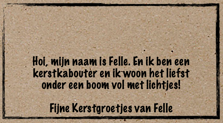 Felle de kerstkabouter