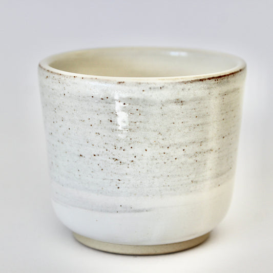 Koffiekopje zonder oor, wit