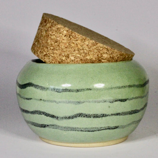 Voorraadpotje groen met bondel