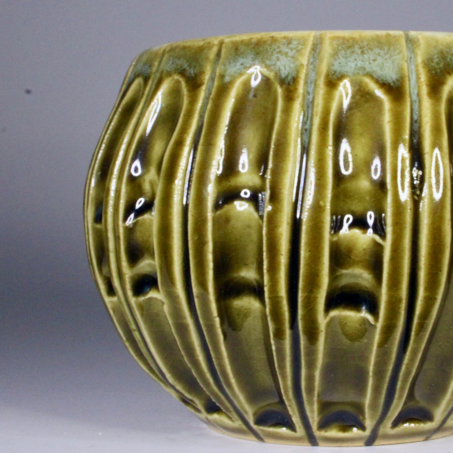 Voorraadpotje bruin cognac met bondel