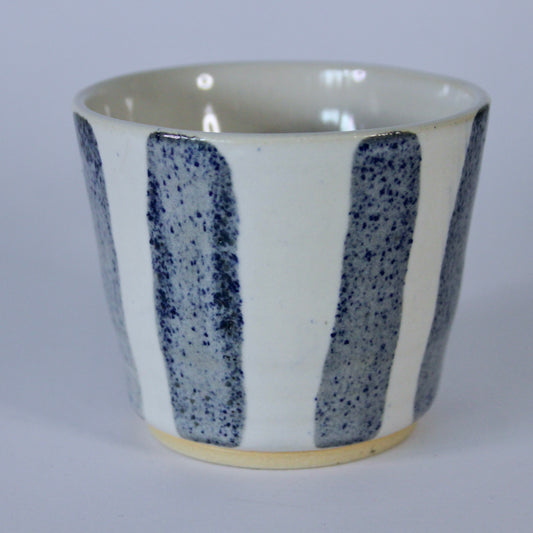 Koffiekopje gestreept zonder oor