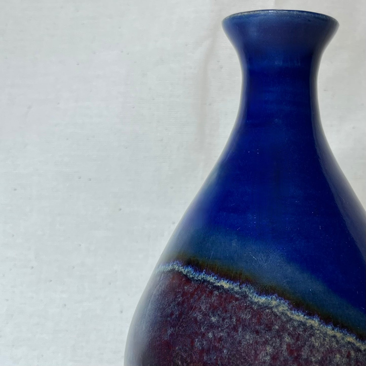 Vaas fles met 2 kleuren