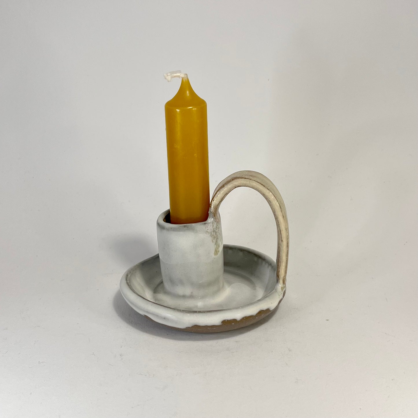 Kleine kandelaar wit