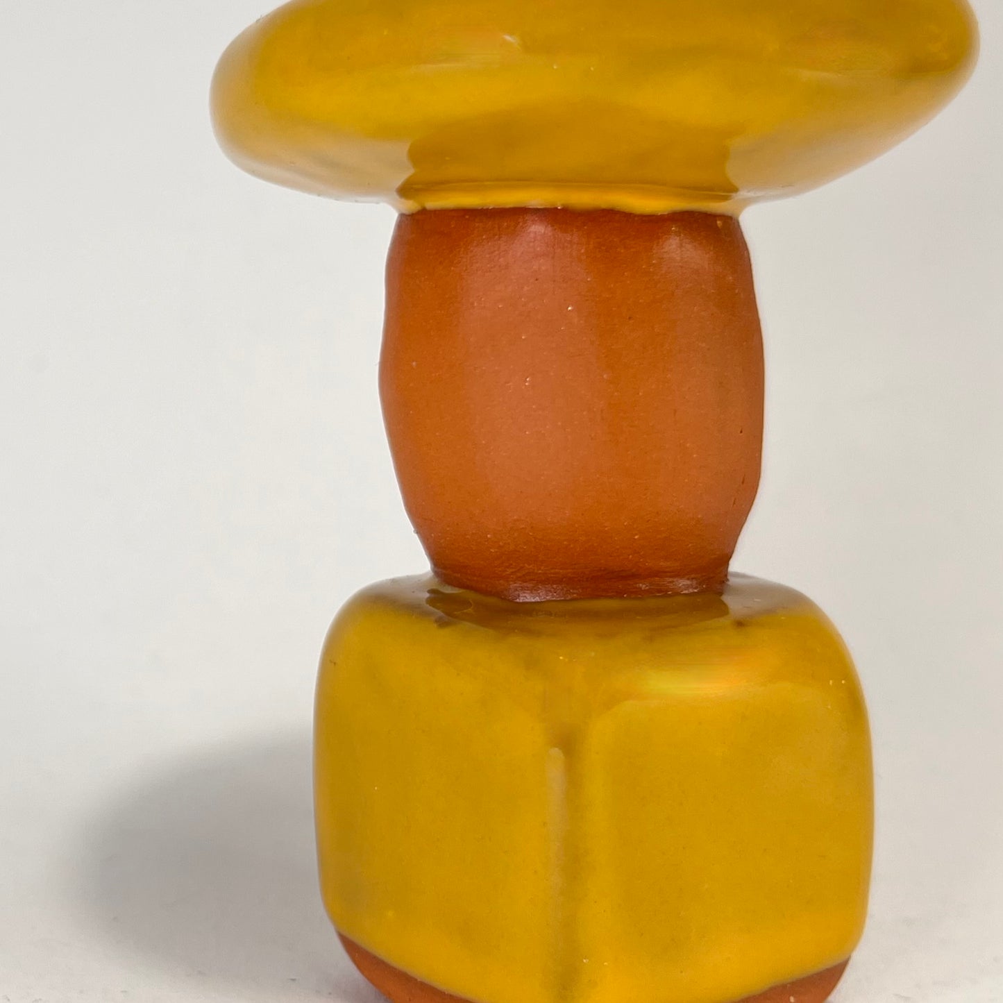 Kleine kandelaar geel