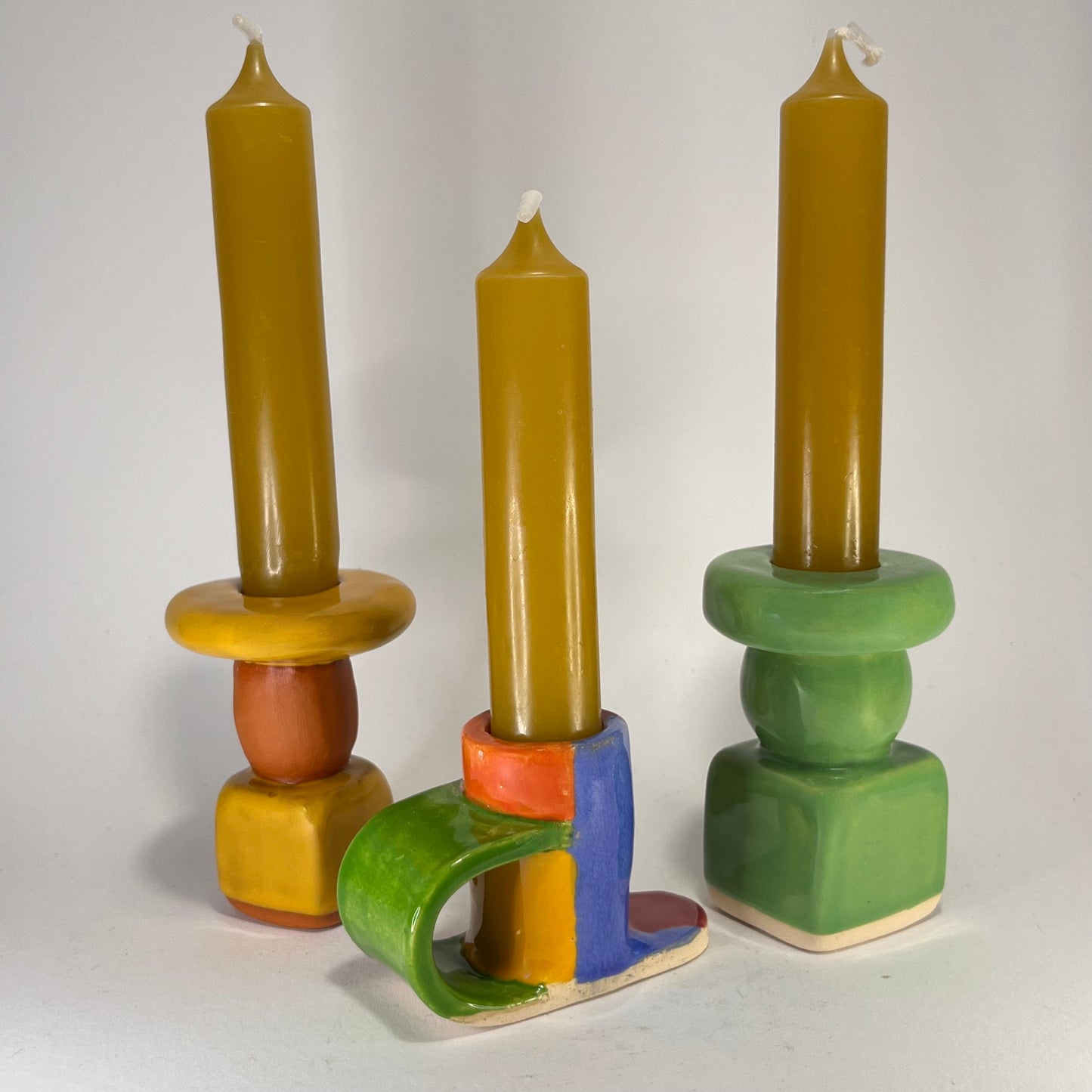 Kleine kandelaar diverse kleuren