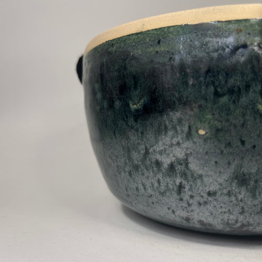 Hangpot zeeblauw, Ø 16 x 9