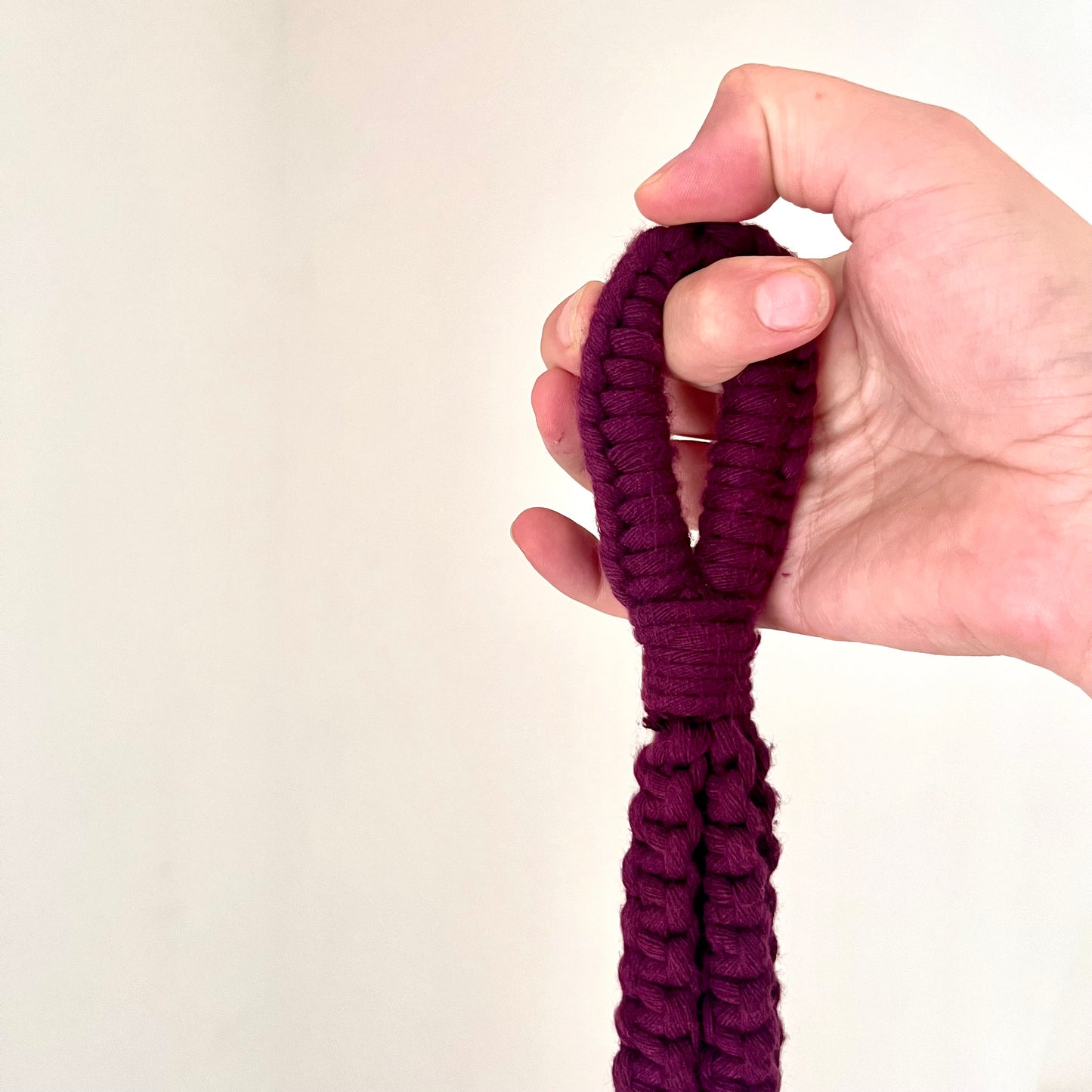 Hangpot bordeaux rood, Ø 16 x 13