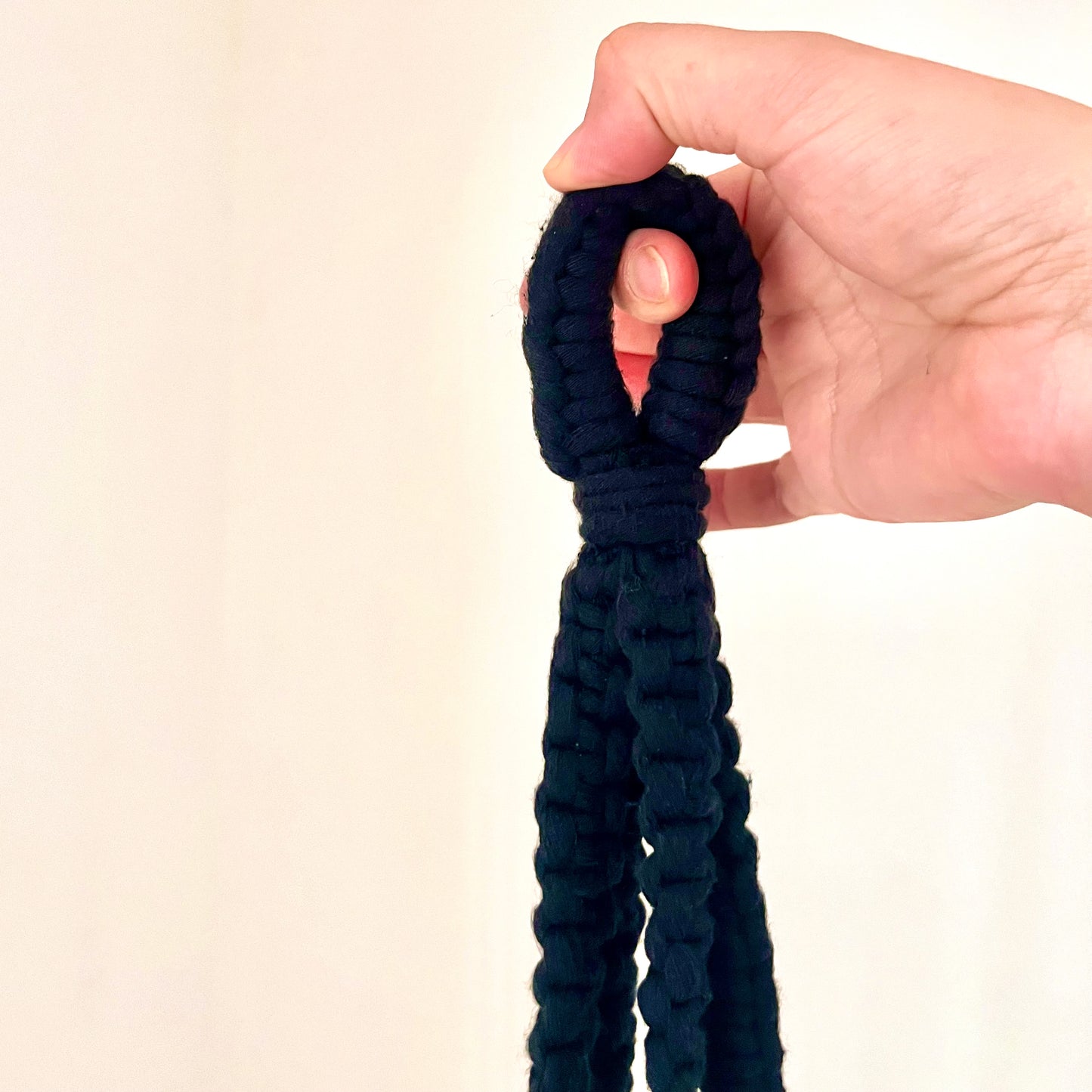 Hangpot zeeblauw, Ø 16 x 9