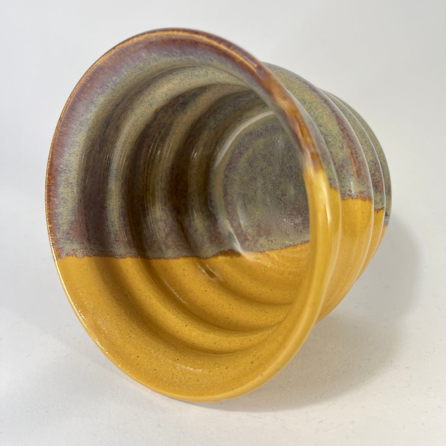 Bloempot 2 kleuren, Ø 13 x 11