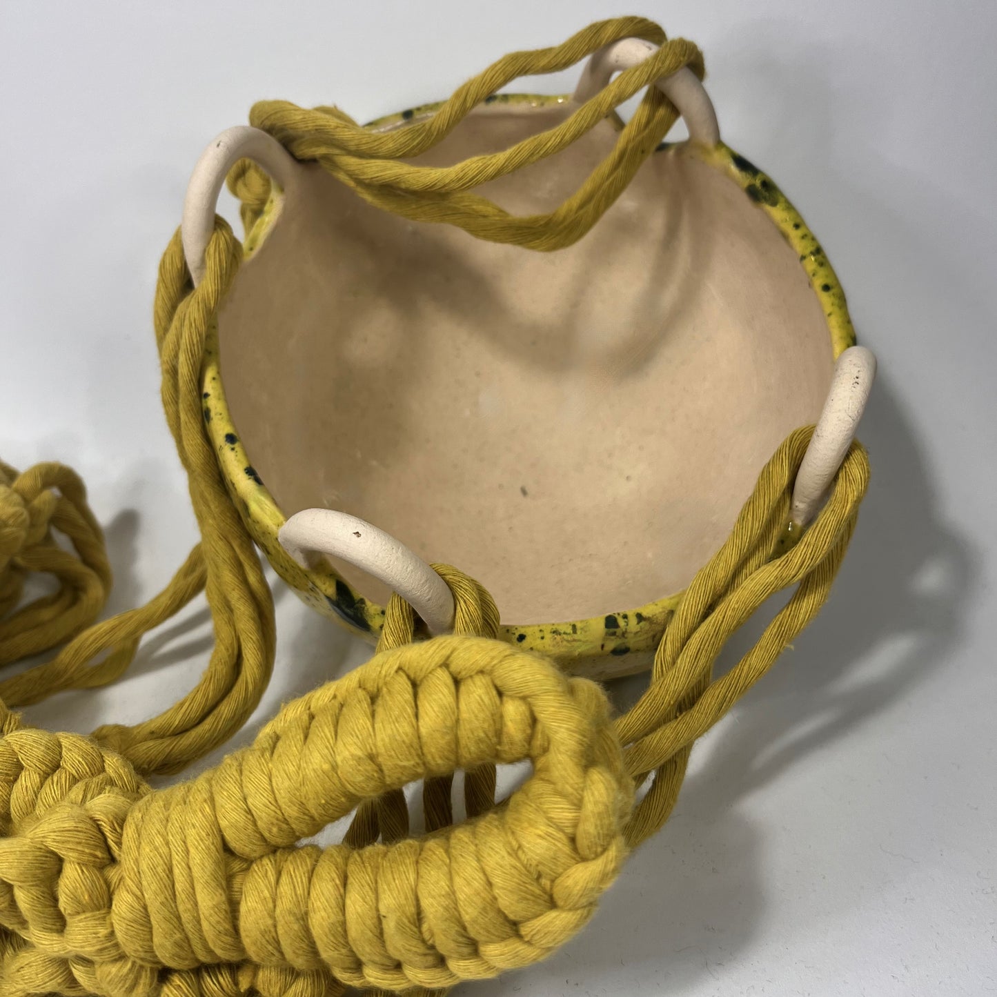 Hangpot geel, Ø 15 x 10