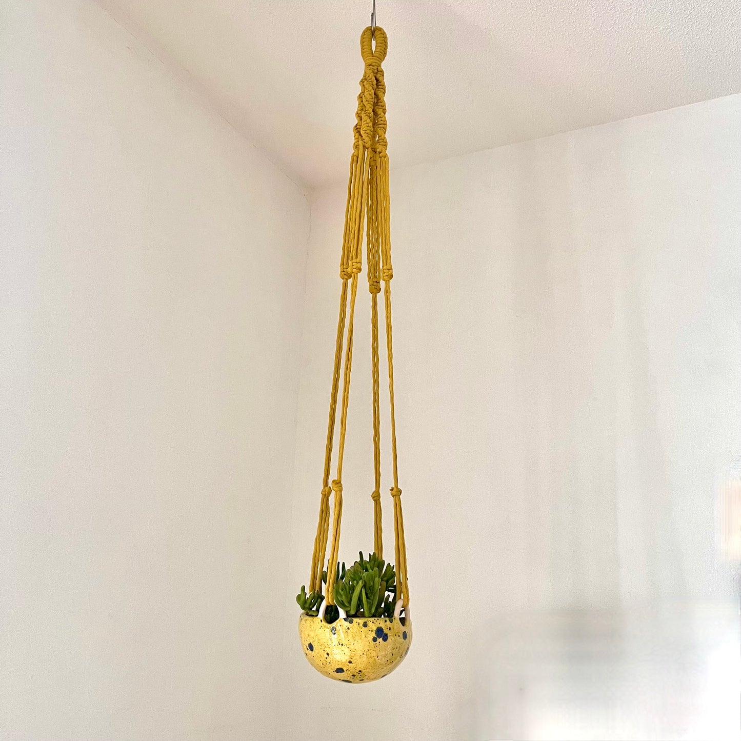 Hangpot geel, Ø 15 x 10