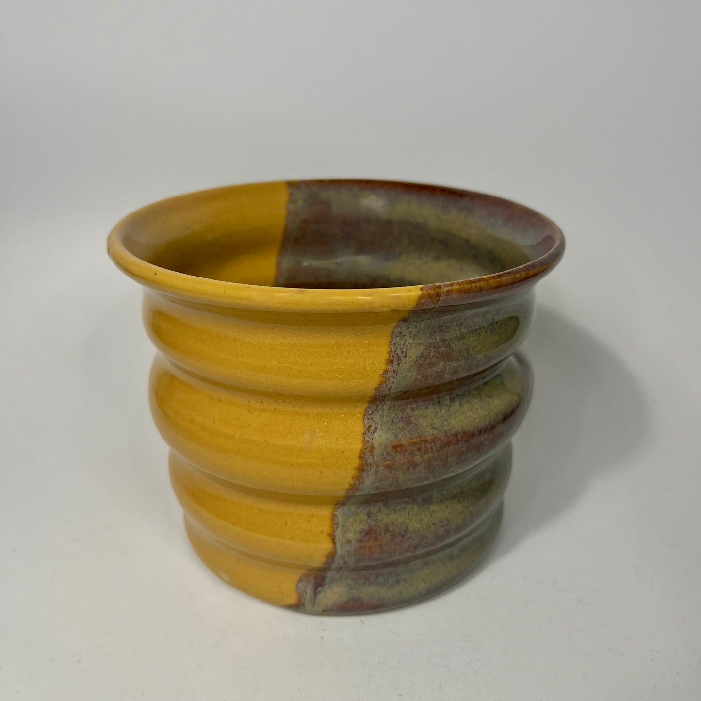 Bloempot 2 kleuren, Ø 13 x 11