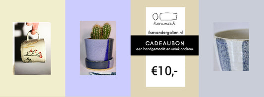 Ilse keramiek cadeaubon €10,-