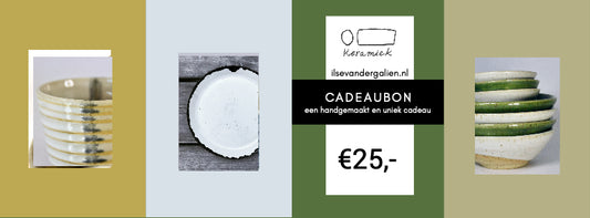 Ilse keramiek cadeaubon €25,-
