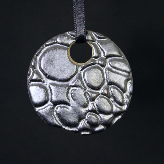 Kersthanger metallic zilver