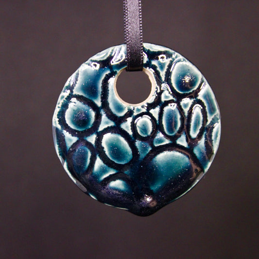 Kersthanger Turquoise blauw