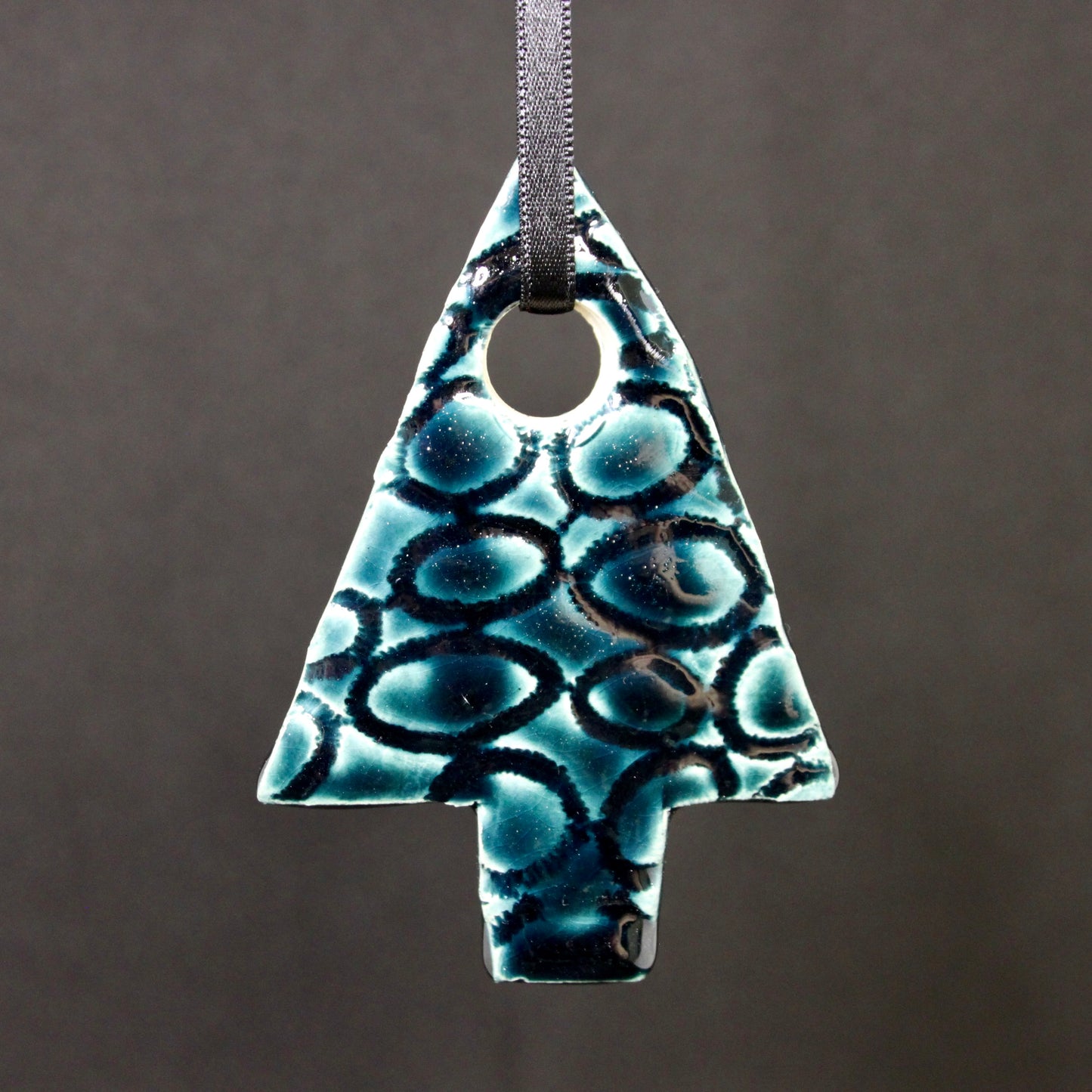 Kersthanger Turquoise blauw