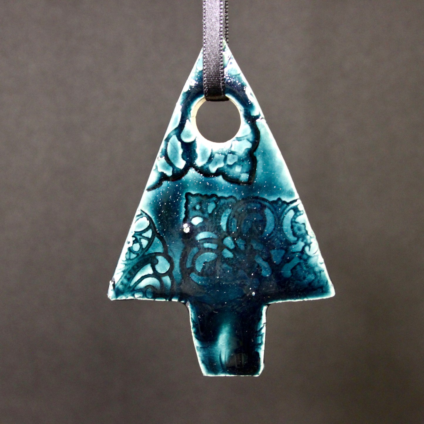 Kersthanger Turquoise blauw