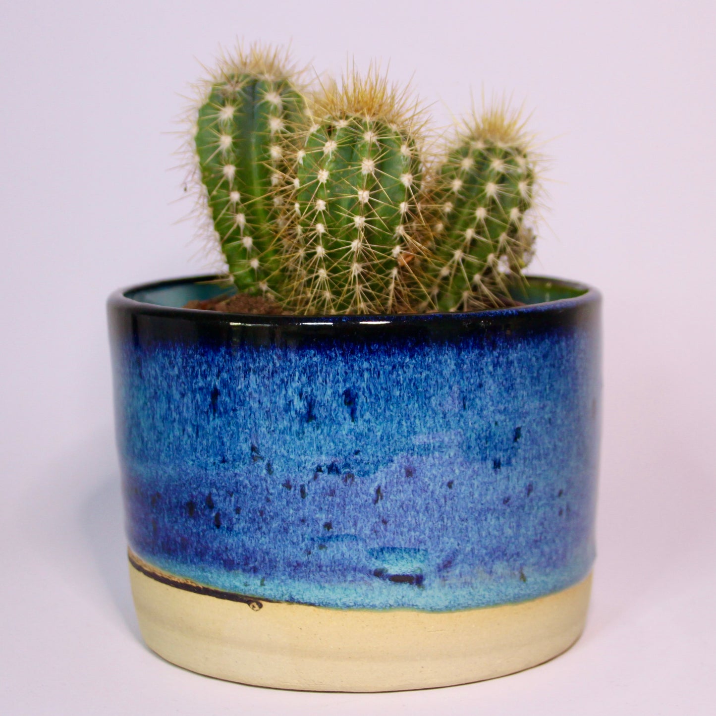 Kleine bloempot donker blauw
