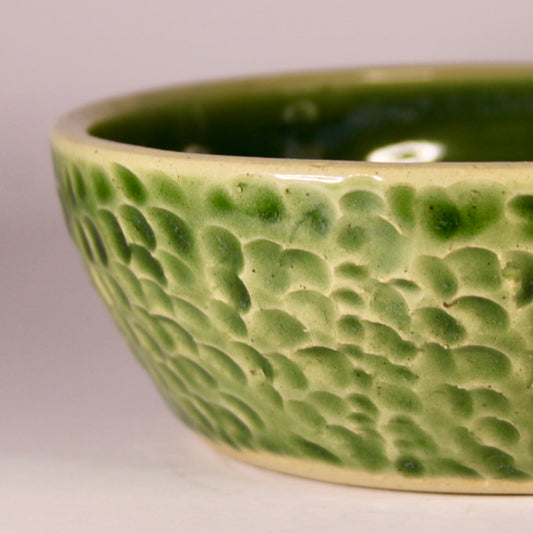 Yoghurt schaaltje groen met decoratie