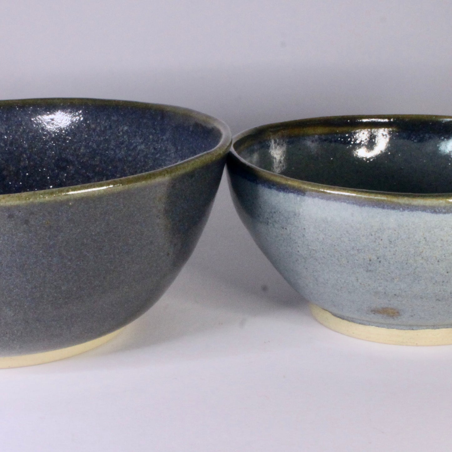 Set schaaltjes blauw tinten