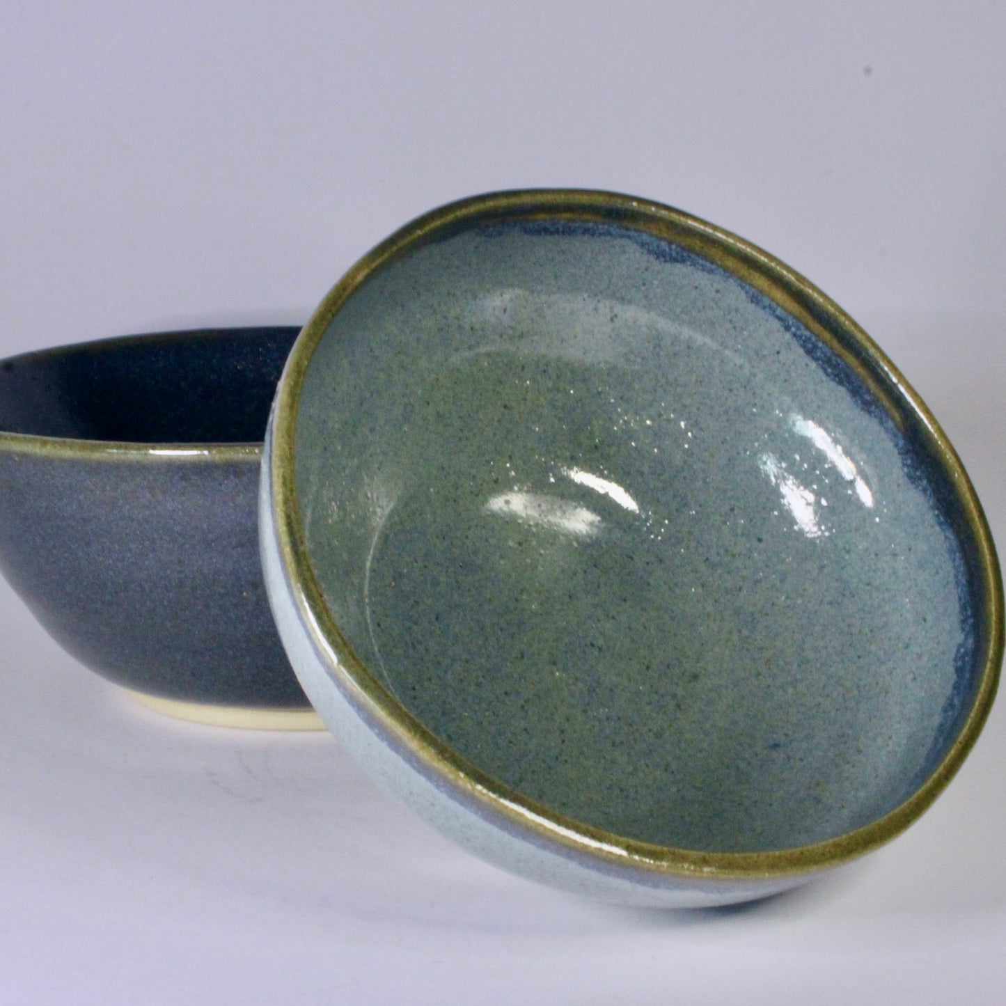 Set schaaltjes blauw tinten