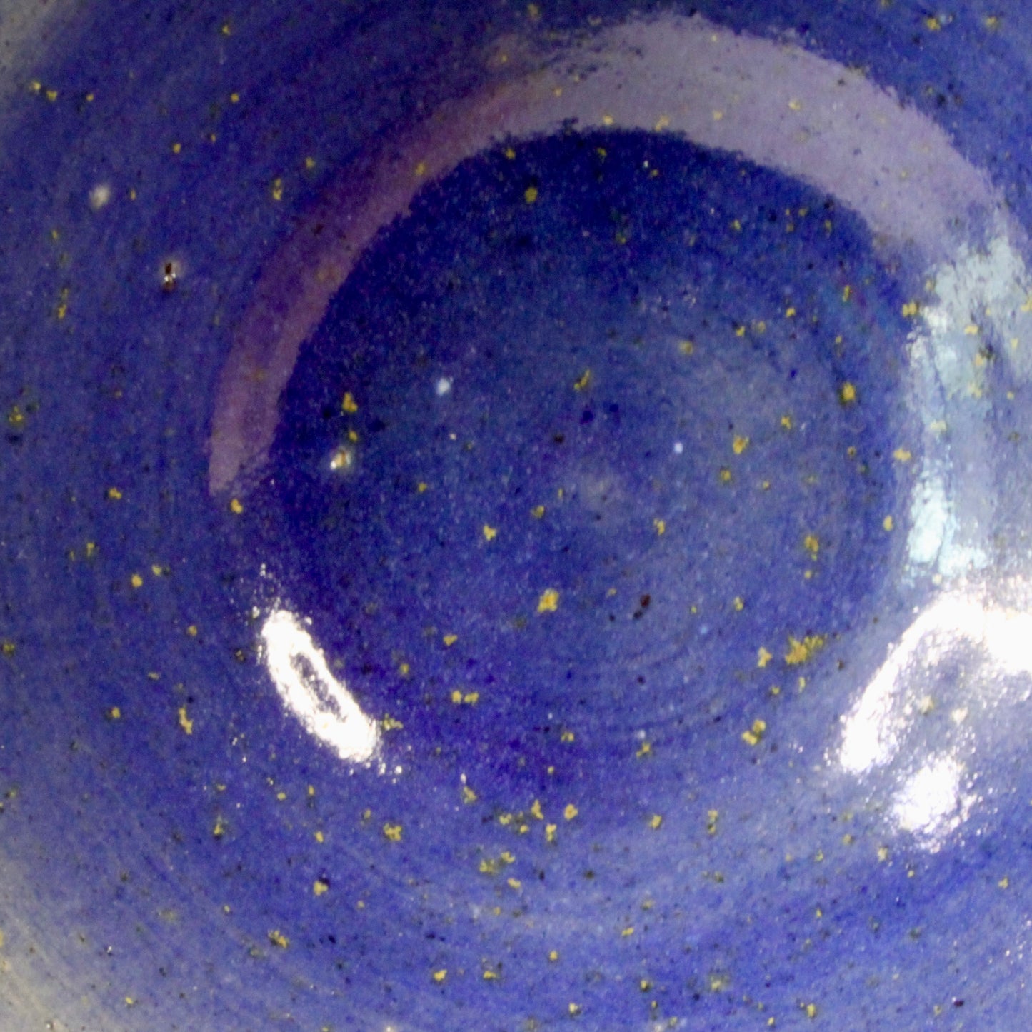 Set schaaltjes blauw met spikkel