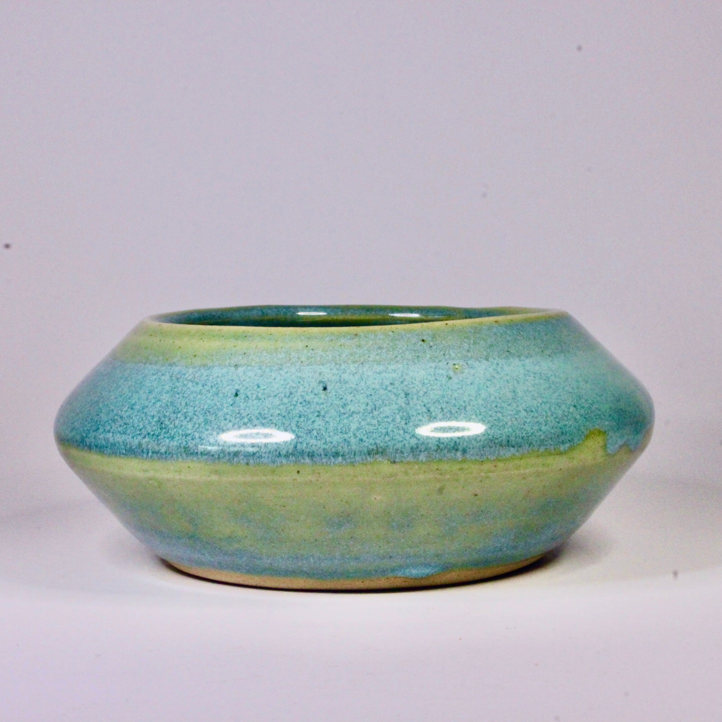 Voorraadpotje turquoise met bondel