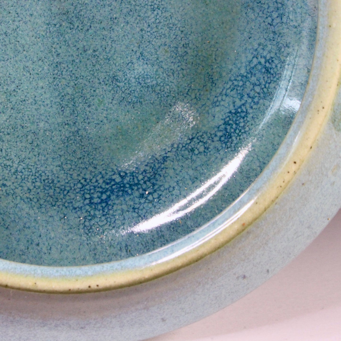 Voorraadpotje turquoise met bondel