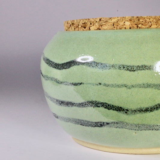 Voorraadpotje groen met bondel