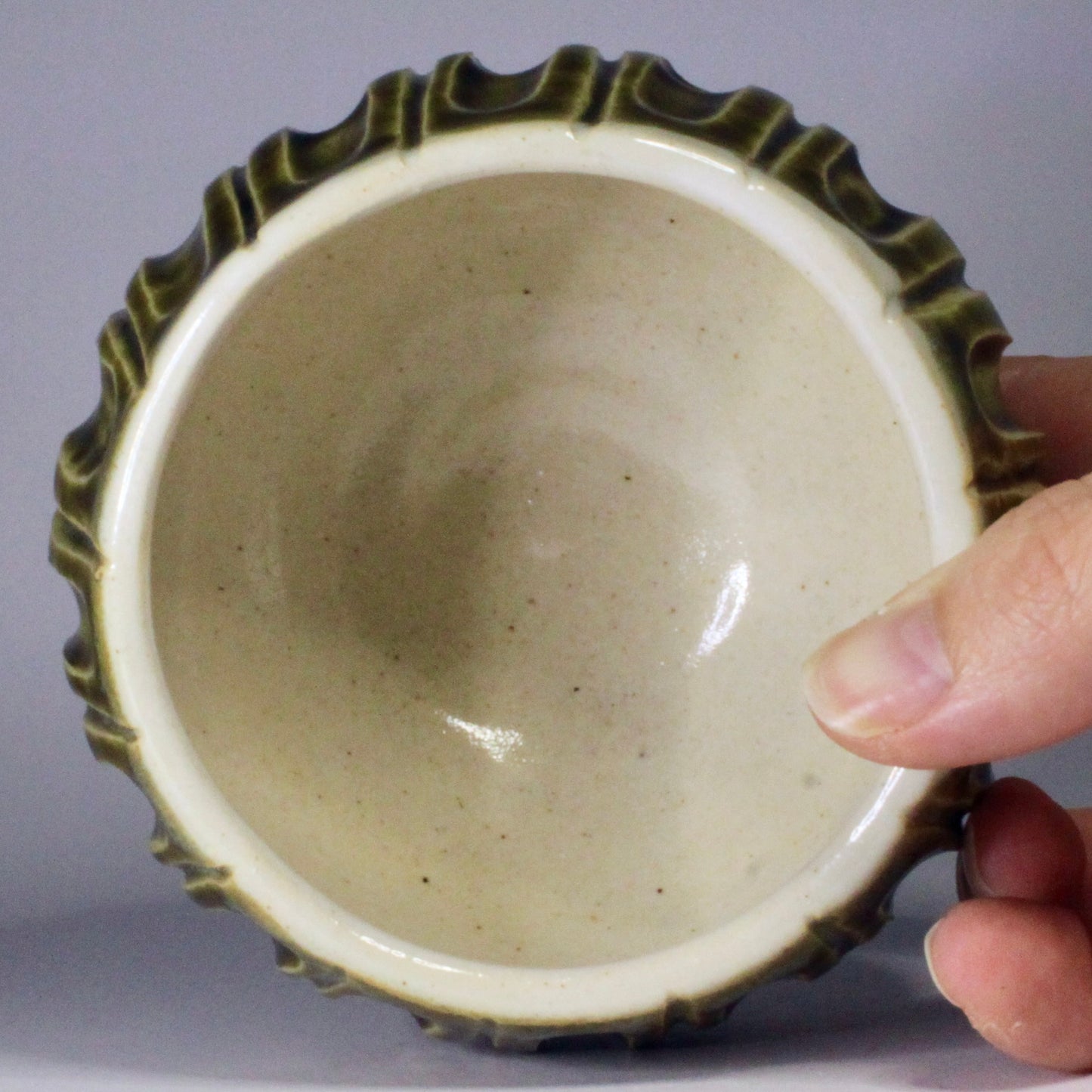 Voorraadpotje bruin cognac met bondel