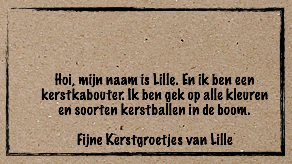 Lille de kerstkabouter
