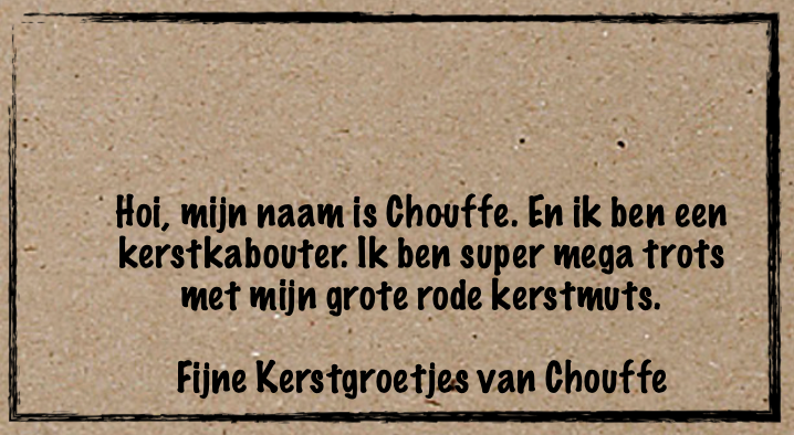Chouffe de kerstkabouter
